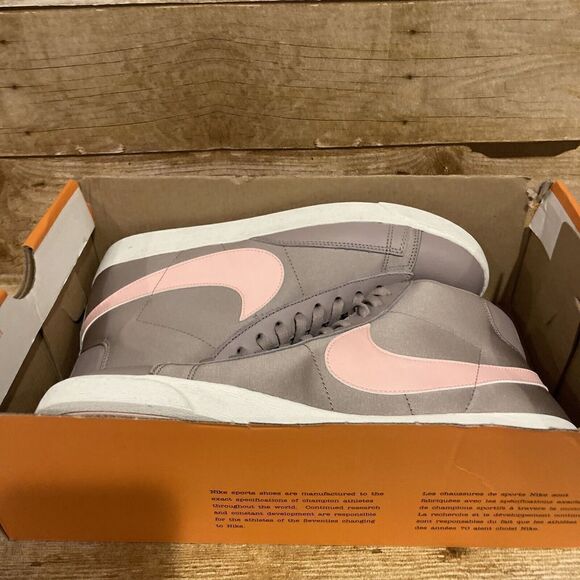 Nike Blazer Mid Prm Pumice Pink/Purple Shine Women's Sz 10.5 CK0835-200 New - Picture 9 of 9